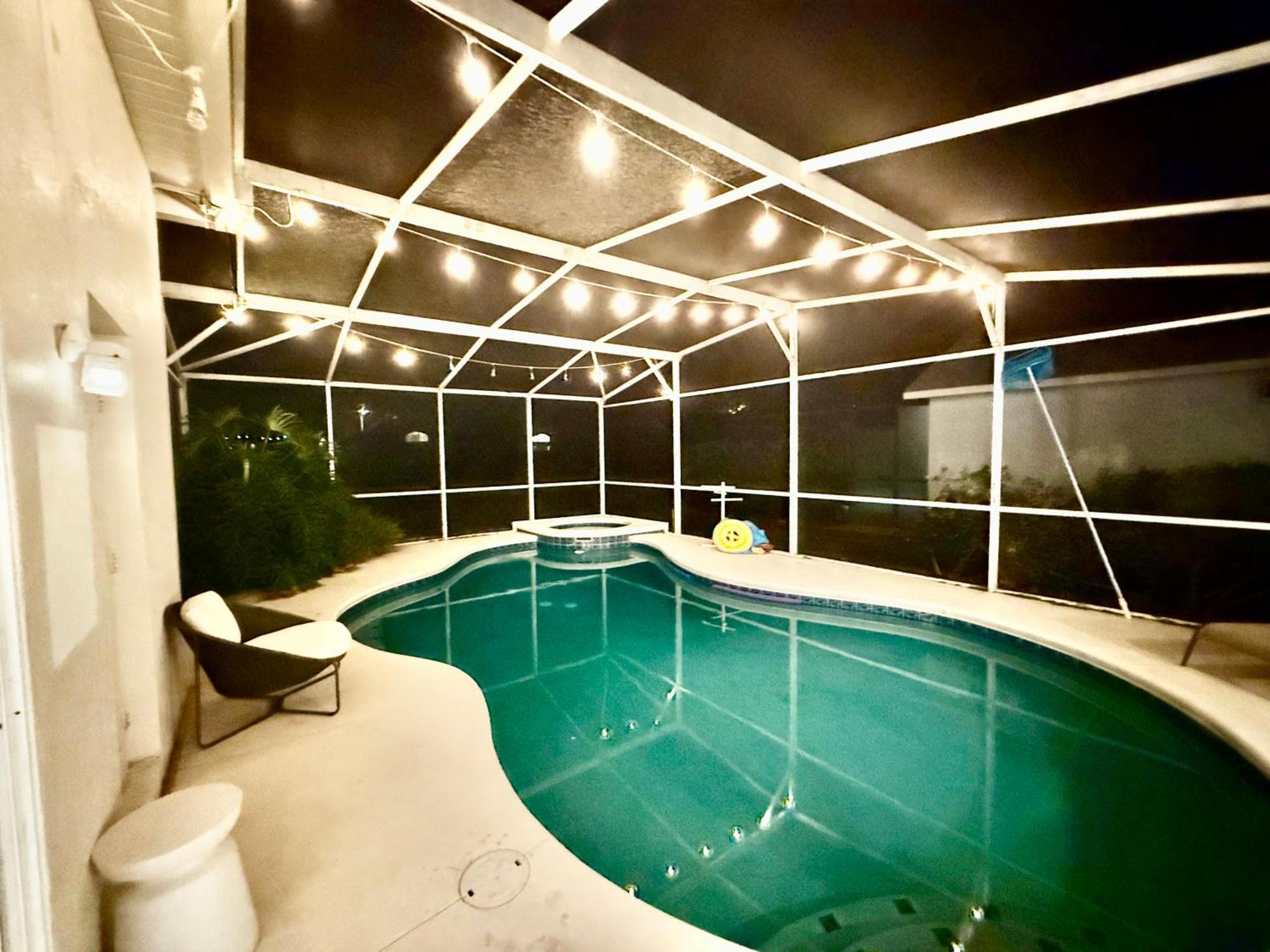 Grand Luxury Deluxe 4Br Pool Home Near Disney Davenport Exterior photo